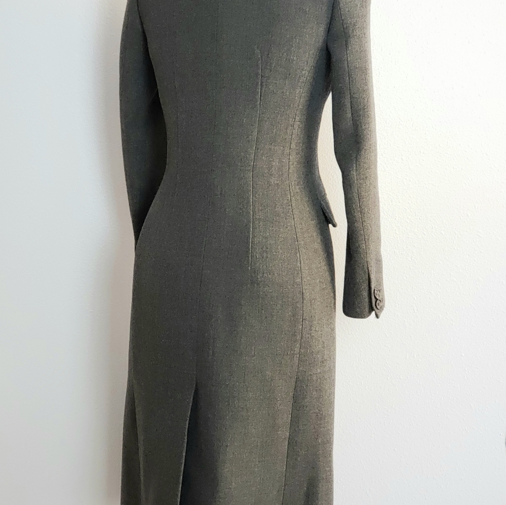 Dolce & Gabbana Wool Grey button down Coat size 38 - Picture 4 of 11